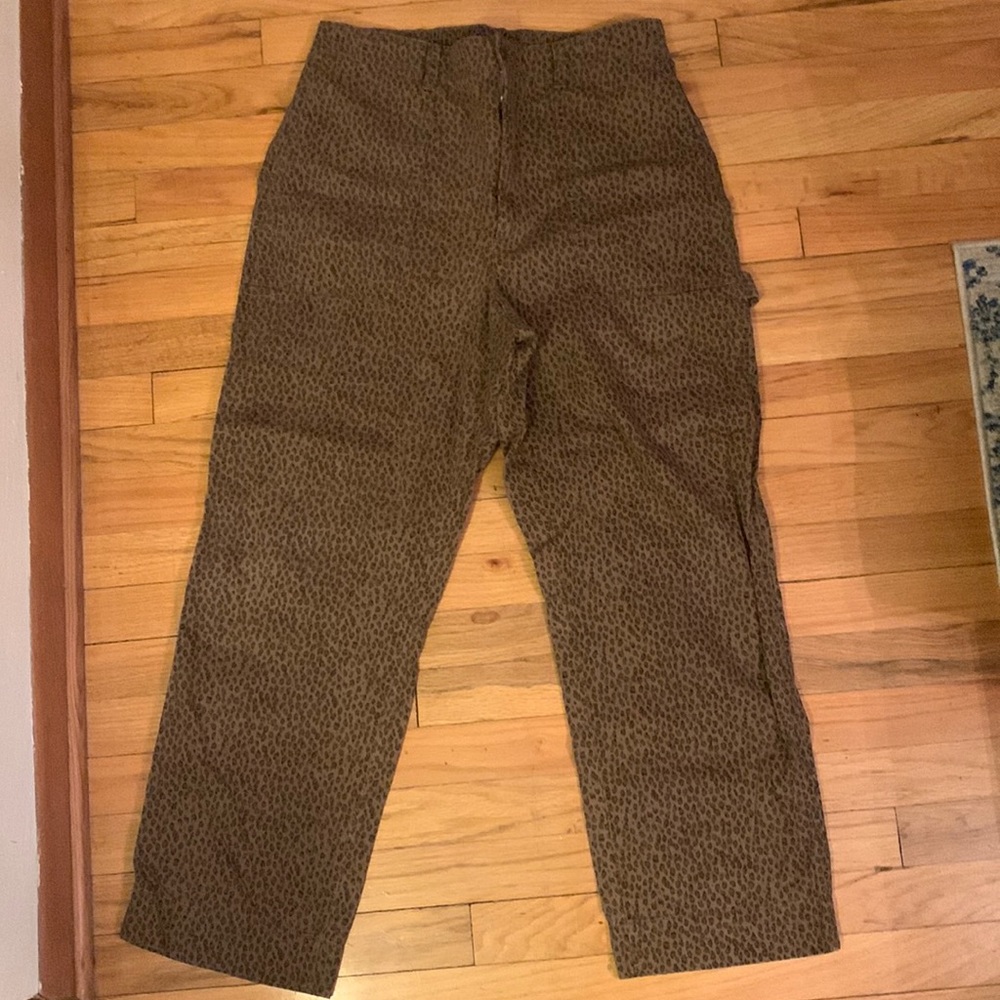 Gap Leopard cargo pants